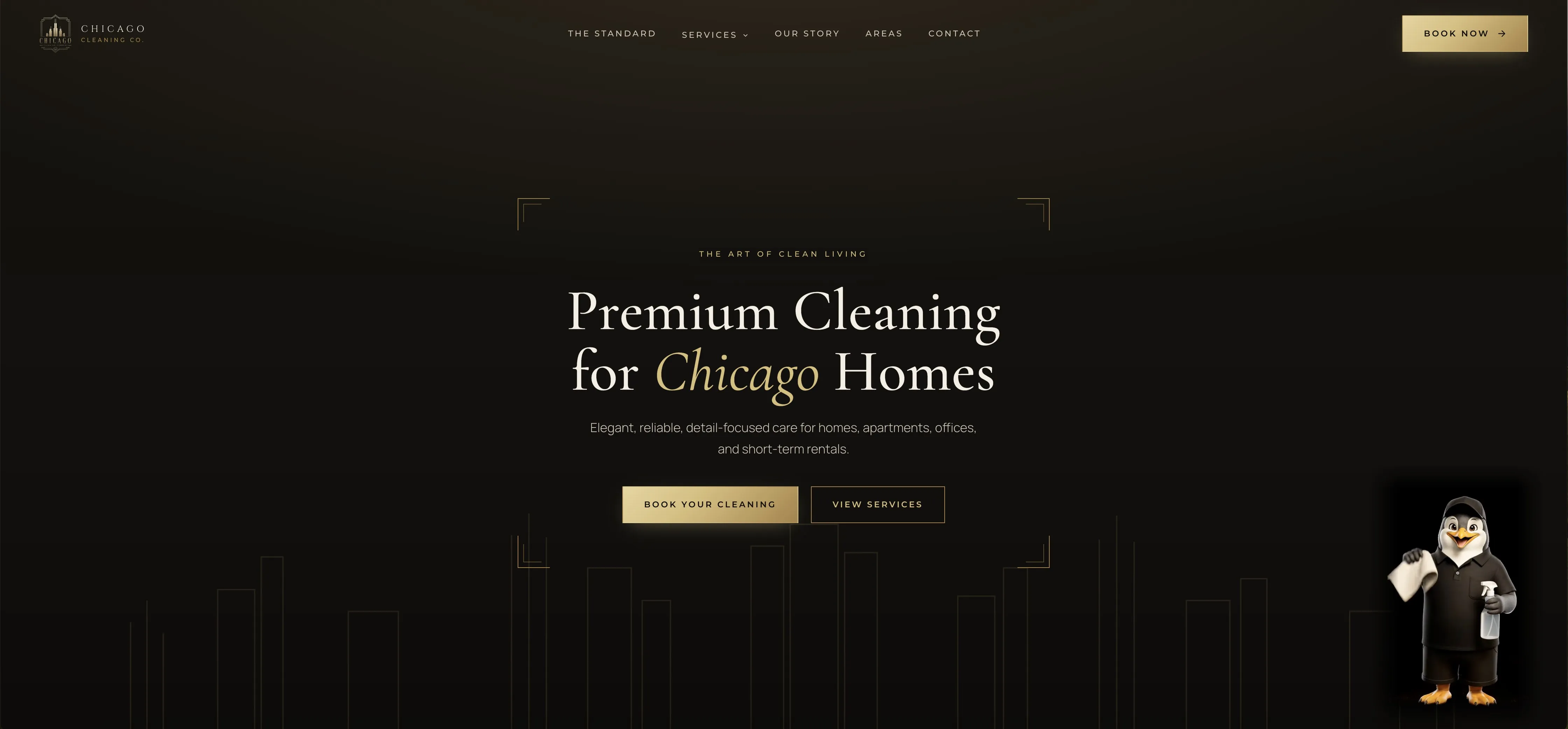 Chicago Cleaning Company website
